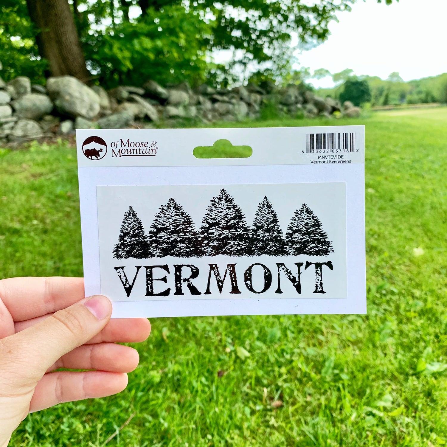 Vermont Evergreen Sticker