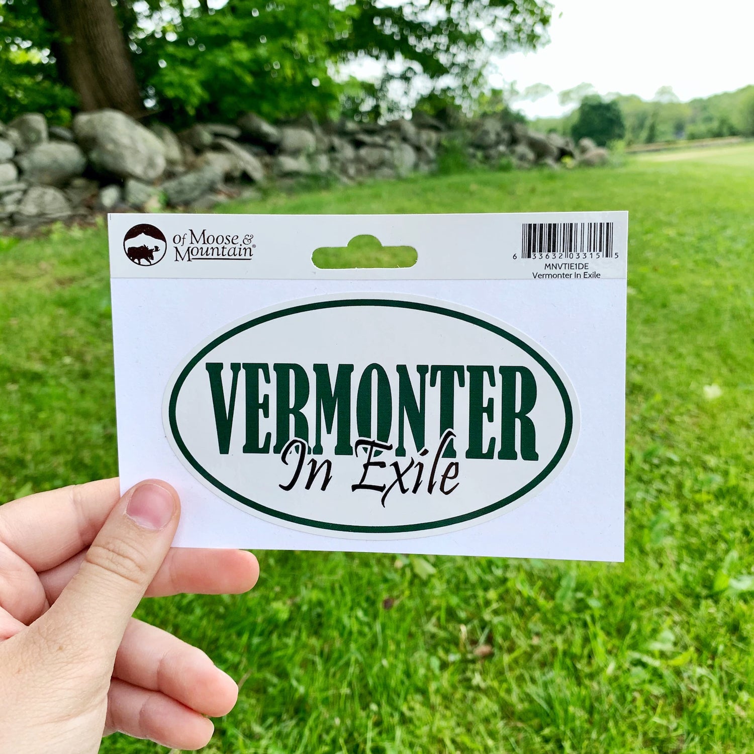 Vermonter in Exile Sticker