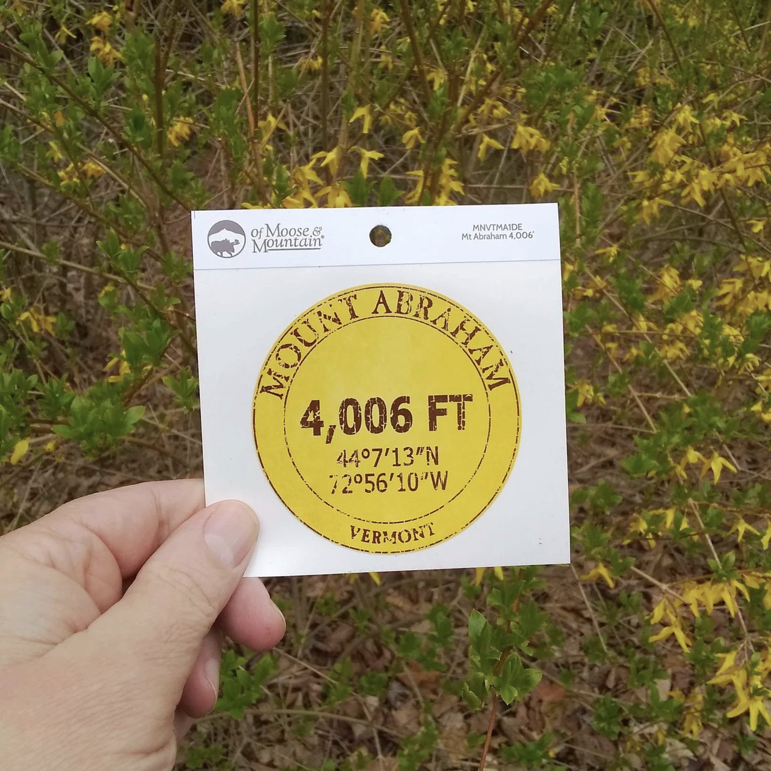 Mount Abraham 4,006′ Sticker