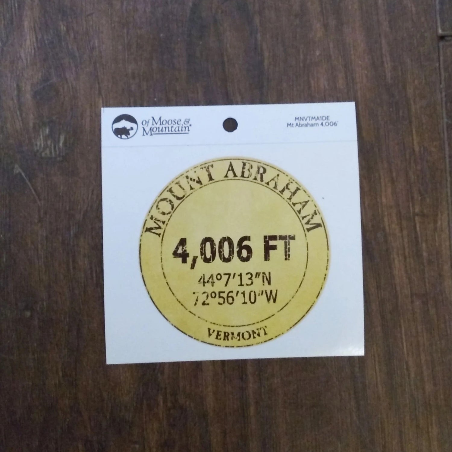 Mount Abraham 4,006′ Sticker