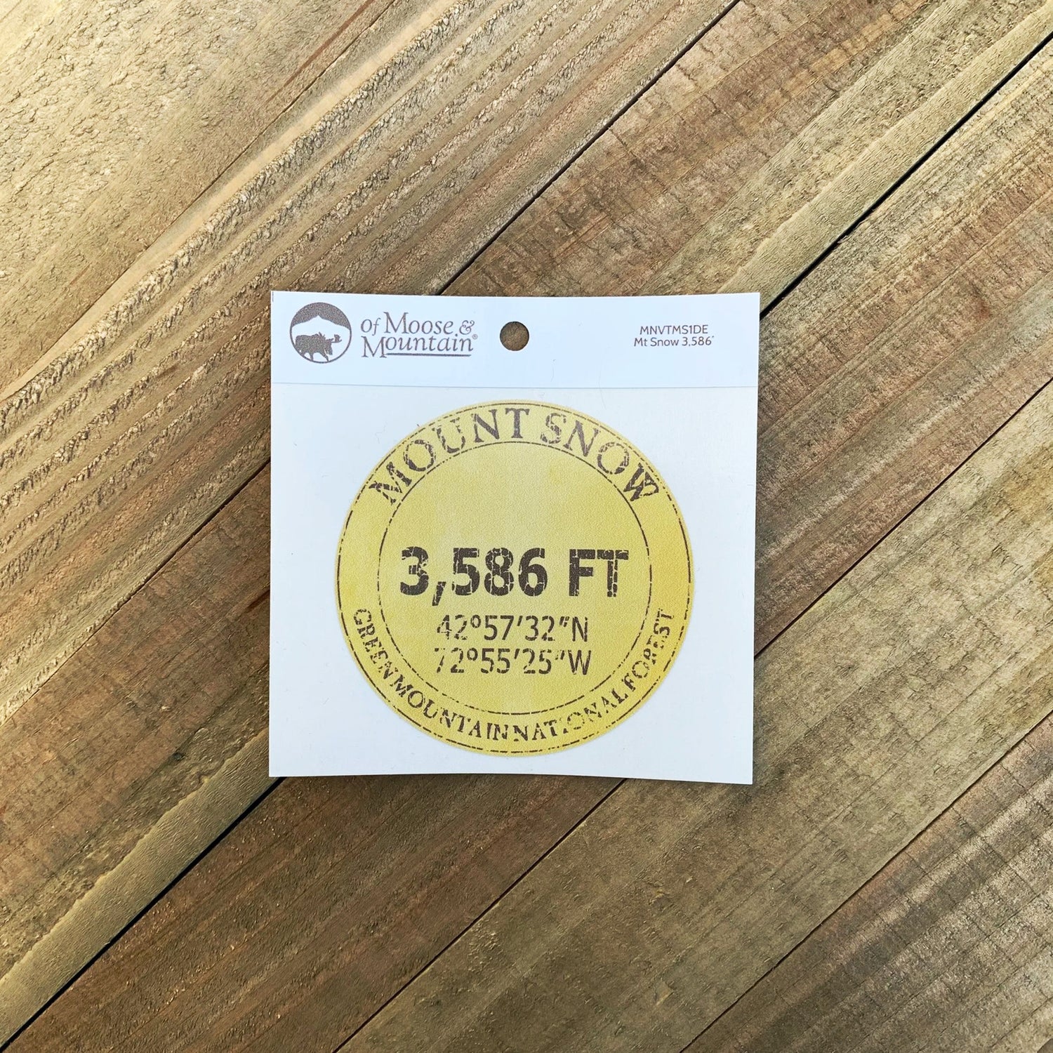 Mount Snow 3,586′ Sticker