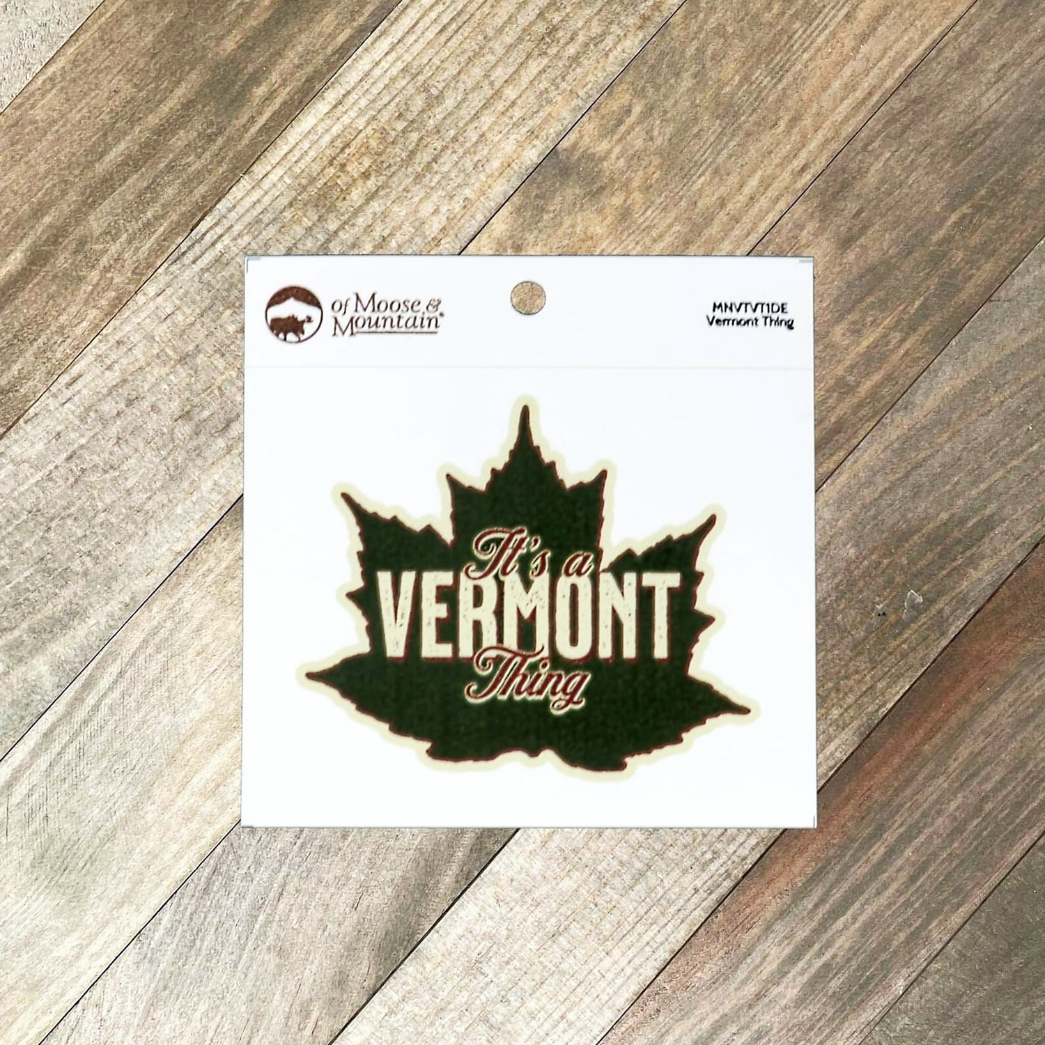 It's a Vermont Thing Vermont Leaf Sticker