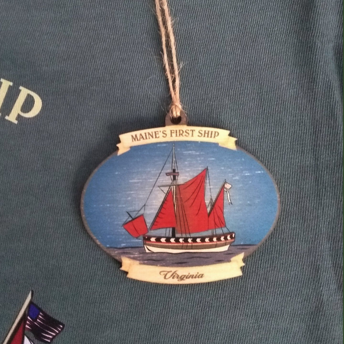 Maine's First Ship Ornament