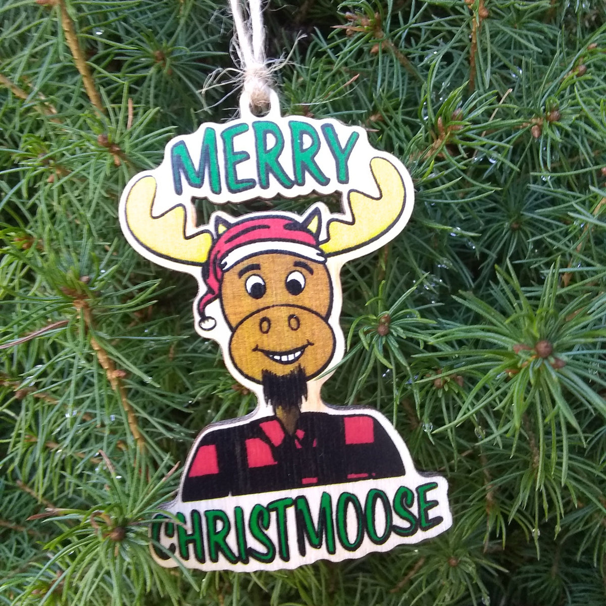 Merry Christmoose Ornament