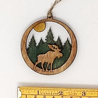Moonlit Moose Ornament