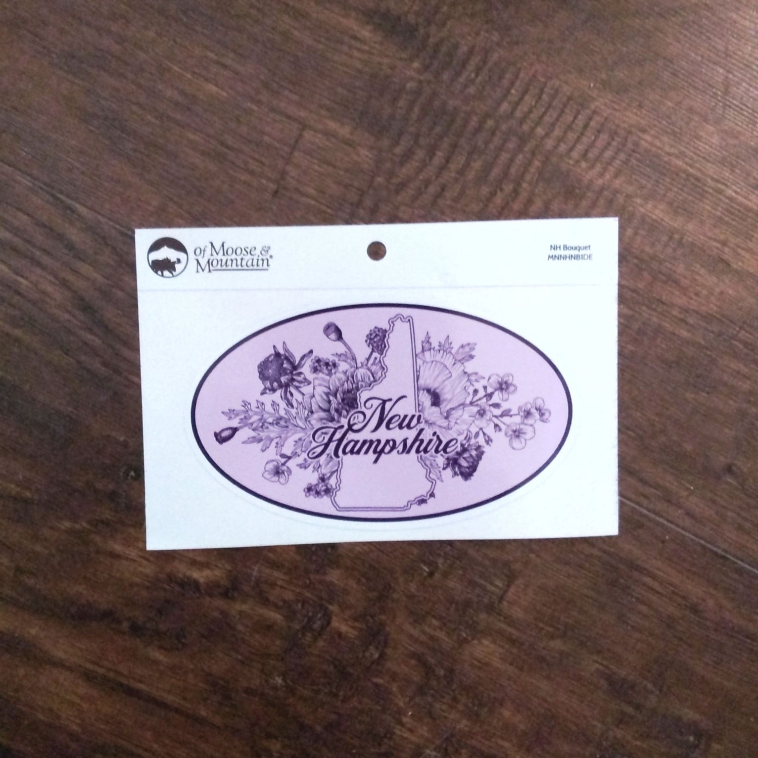 New Hampshire Bouquet Sticker