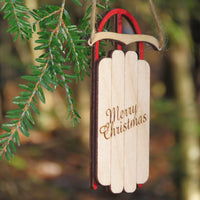 Christmas Sled Ornament