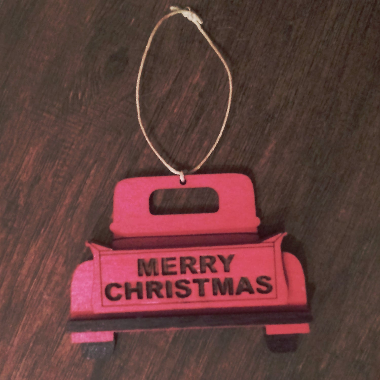 Christmas Truck Tailgate Ornament