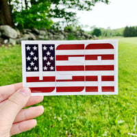 USA Stars and Stripes Sticker
