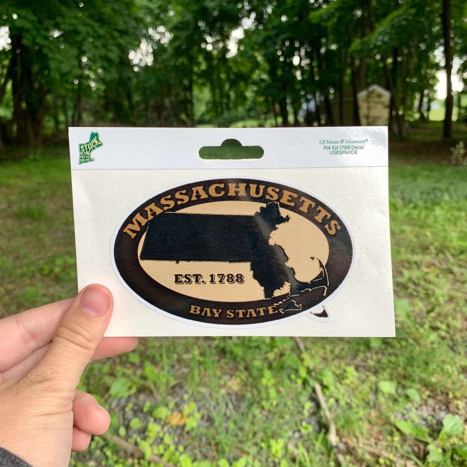 Massachusetts Est. 1788 Sticker