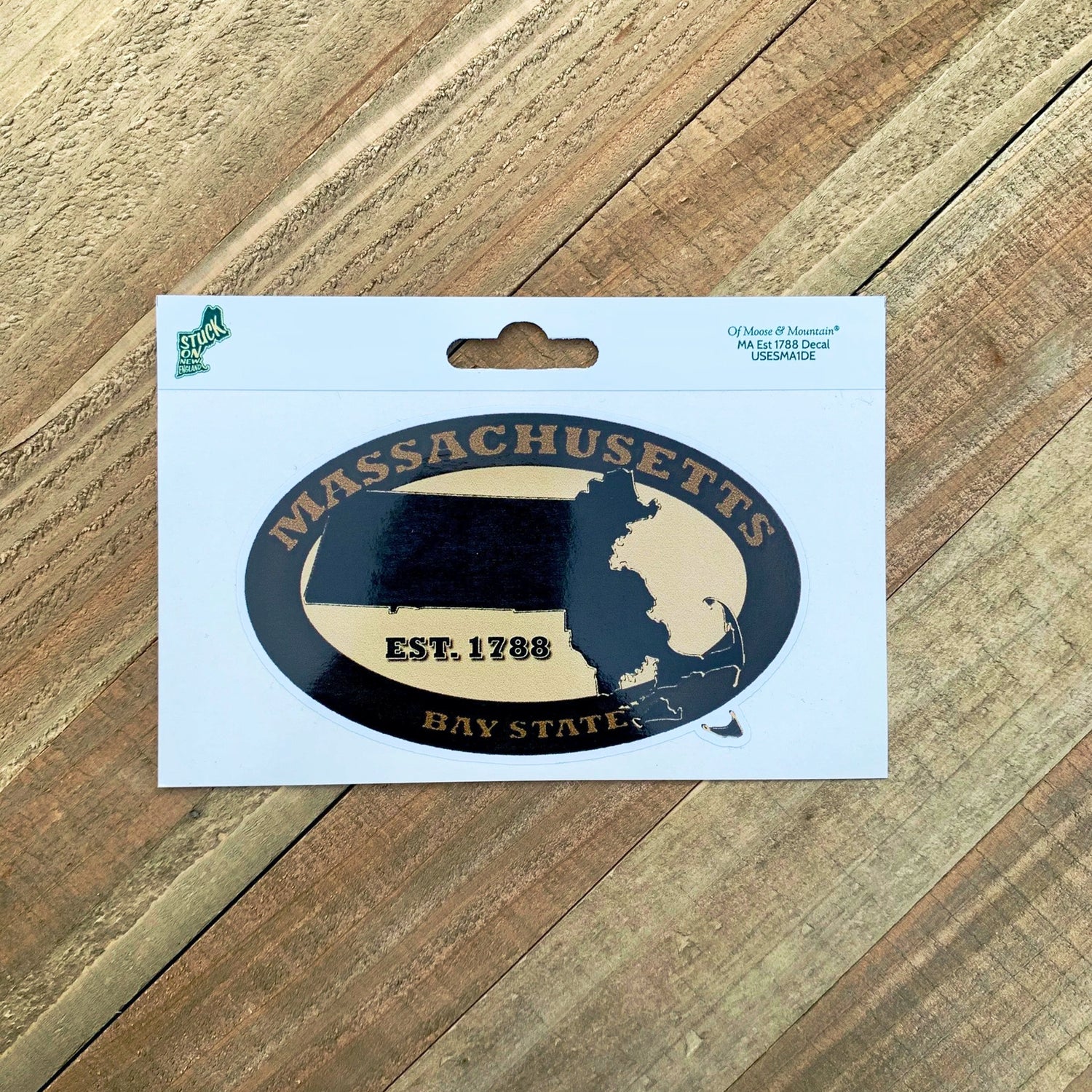 Massachusetts Est. 1788 Sticker