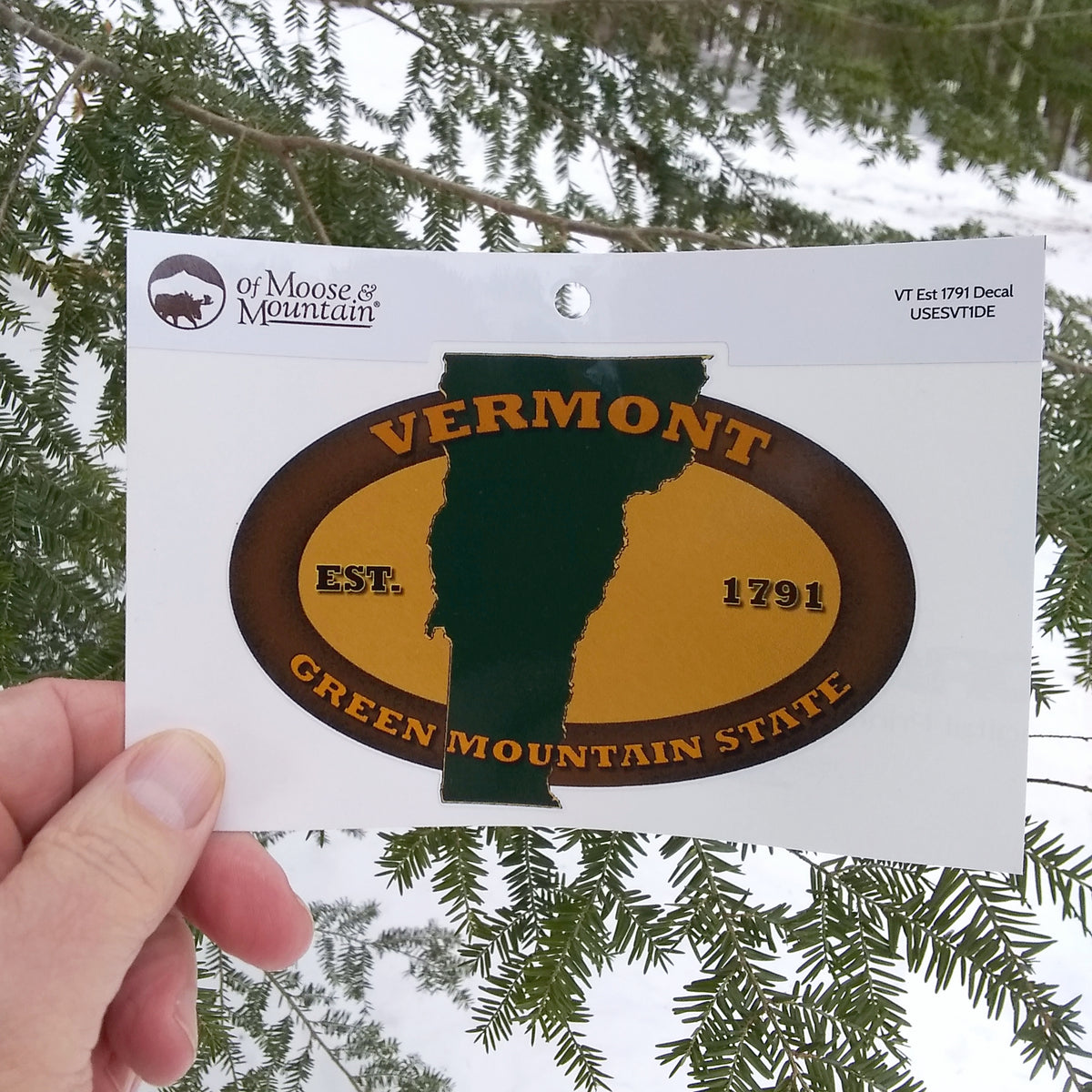 Vermont Est. 1791 Sticker