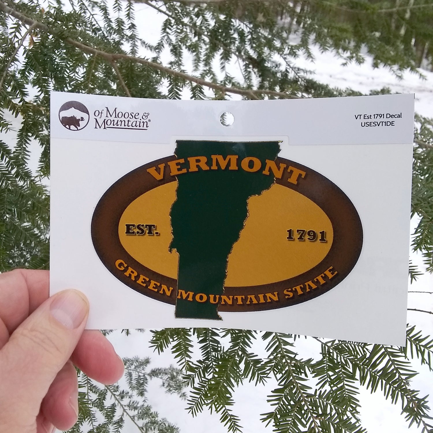Vermont Est. 1791 Sticker