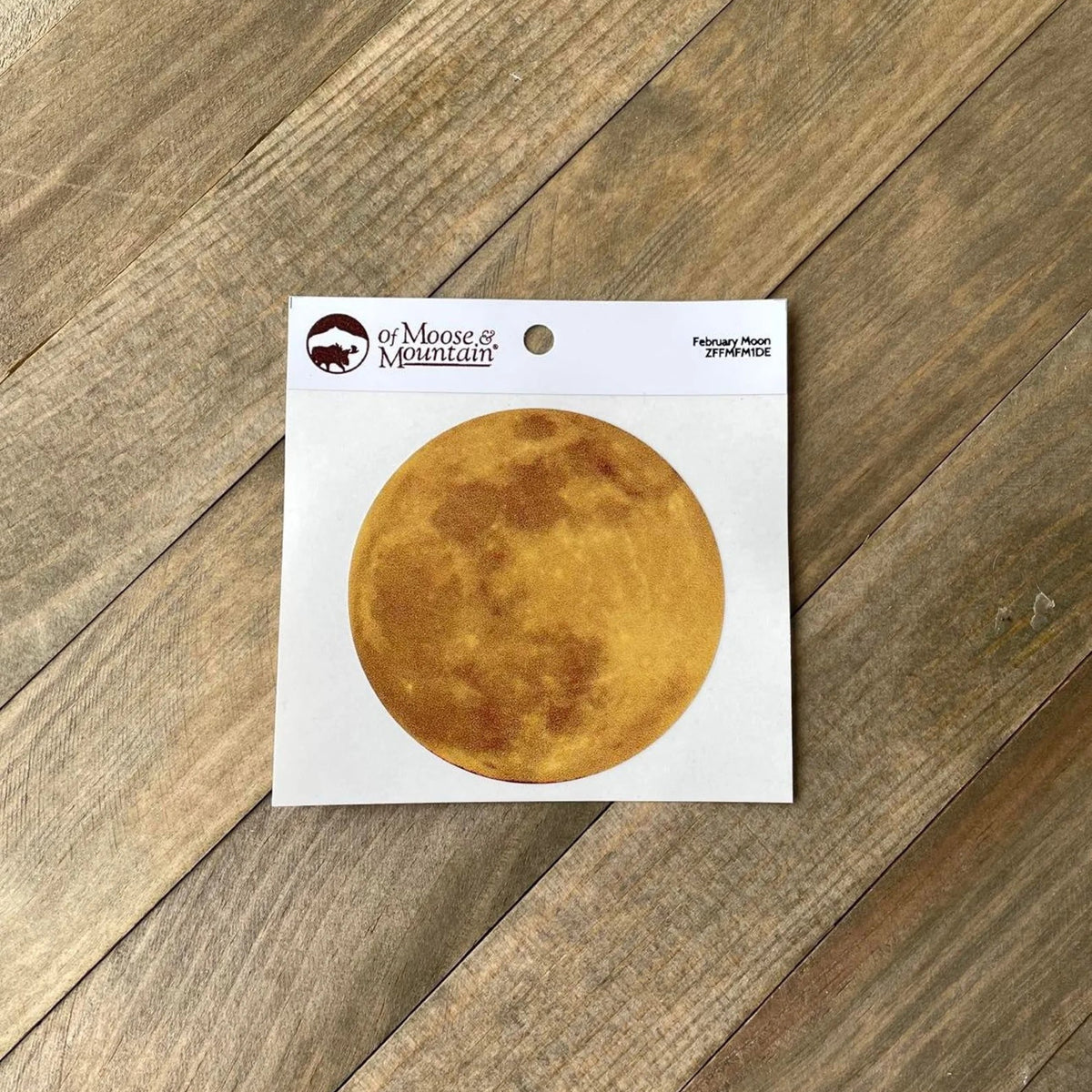 February Moon Sticker