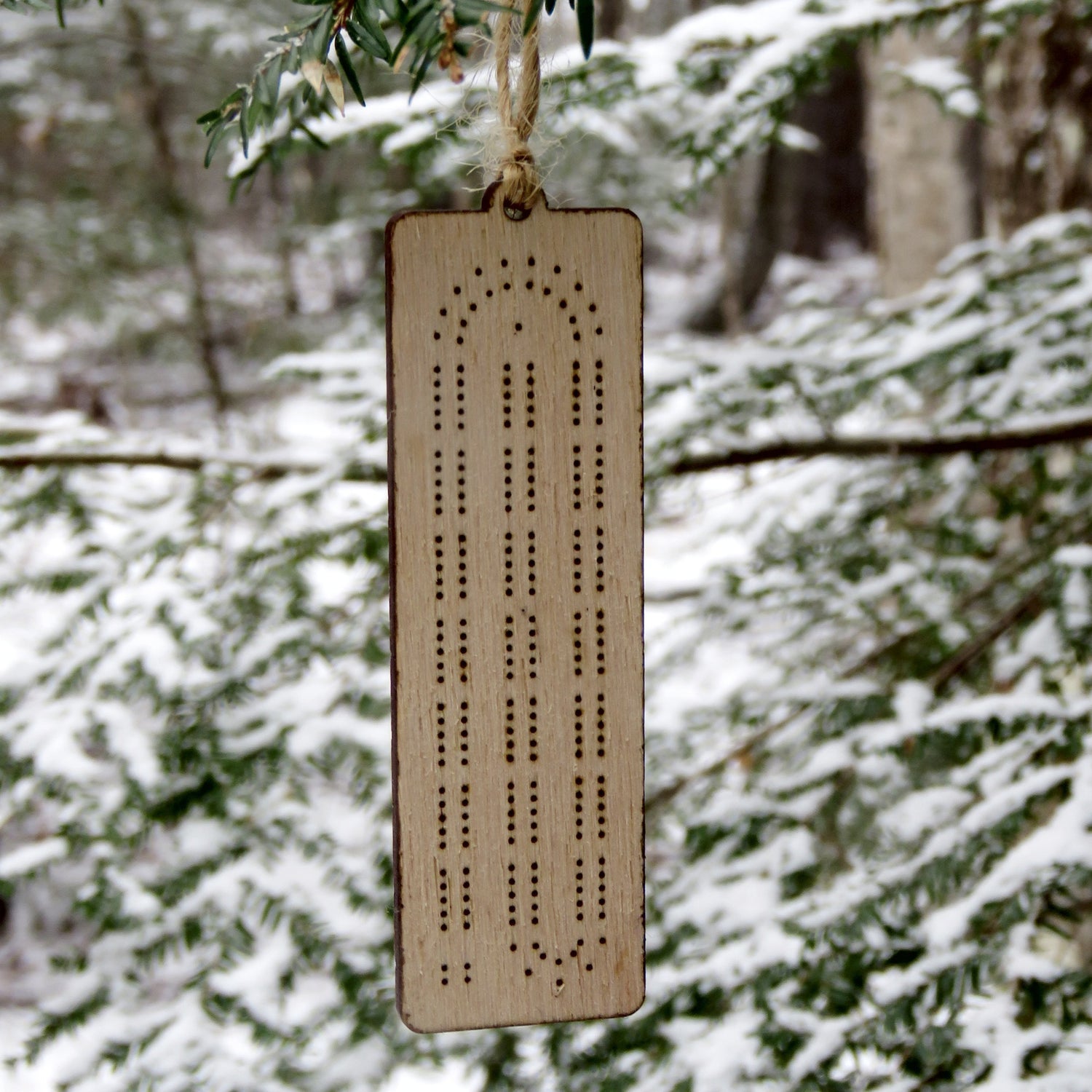 Cribbage Board Ornament