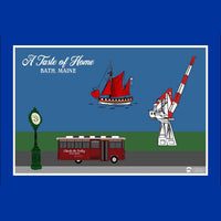 Maine's First Ship Virginia Sticker
