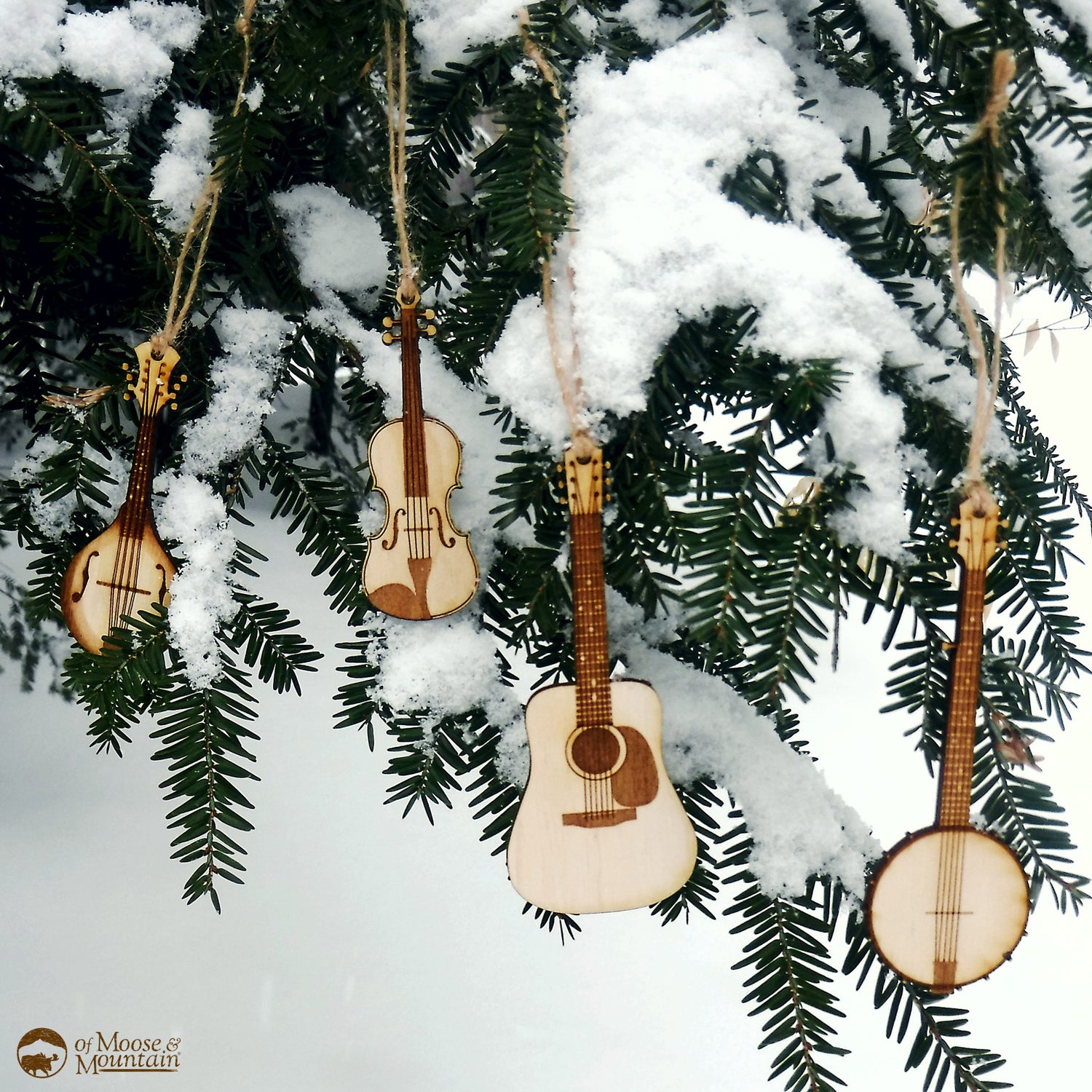 Gift Pack: Stringed Instrument Ornaments (Set of 3)