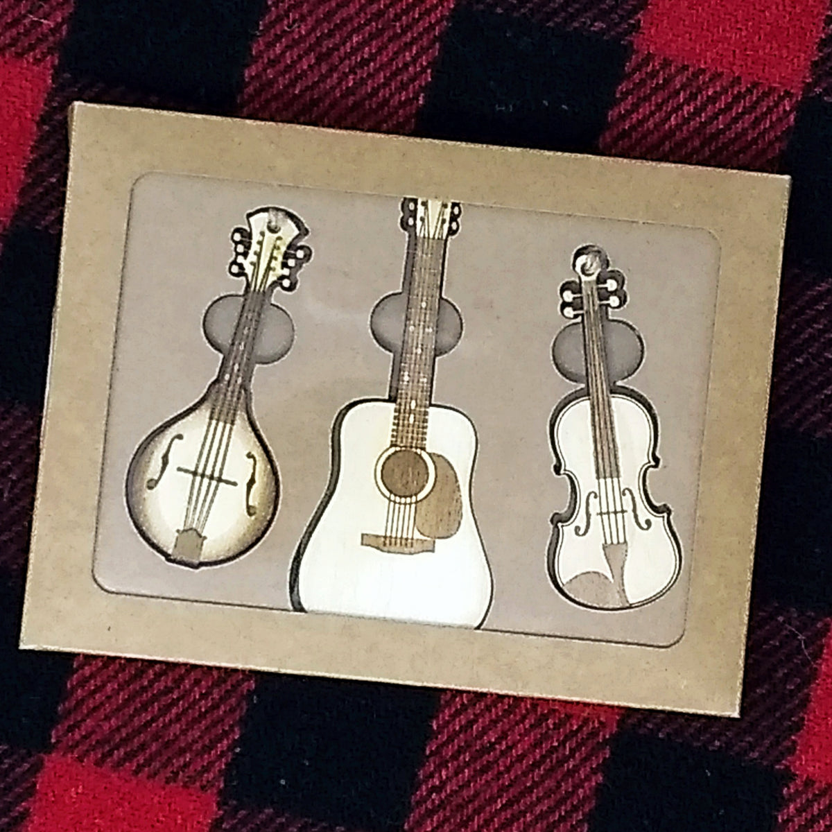 Gift Pack: Stringed Instrument Ornaments (Set of 3)