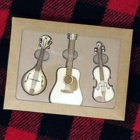 Gift Pack: Stringed Instrument Ornaments (Set of 3)