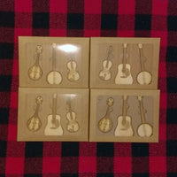 Gift Pack: Stringed Instrument Ornaments (Set of 3)