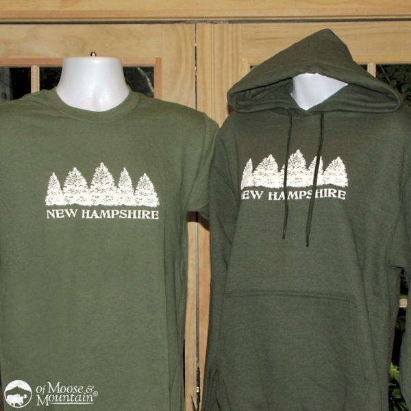 NH Evergreens t-shirt & hoodie