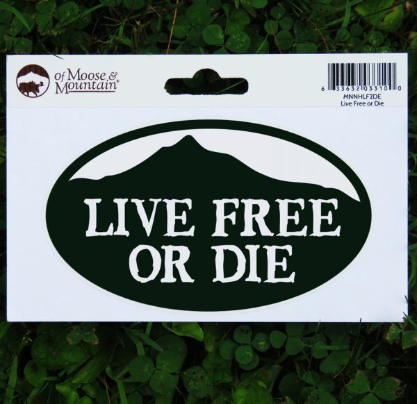 Live Free or Die Mountain Decal