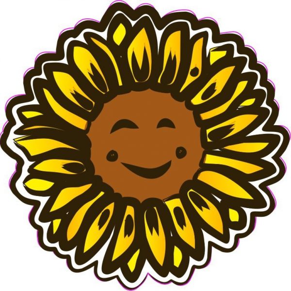 Sunflower Smiles Decal