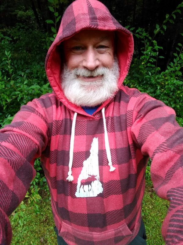 NH Moose Plaid Hoodie